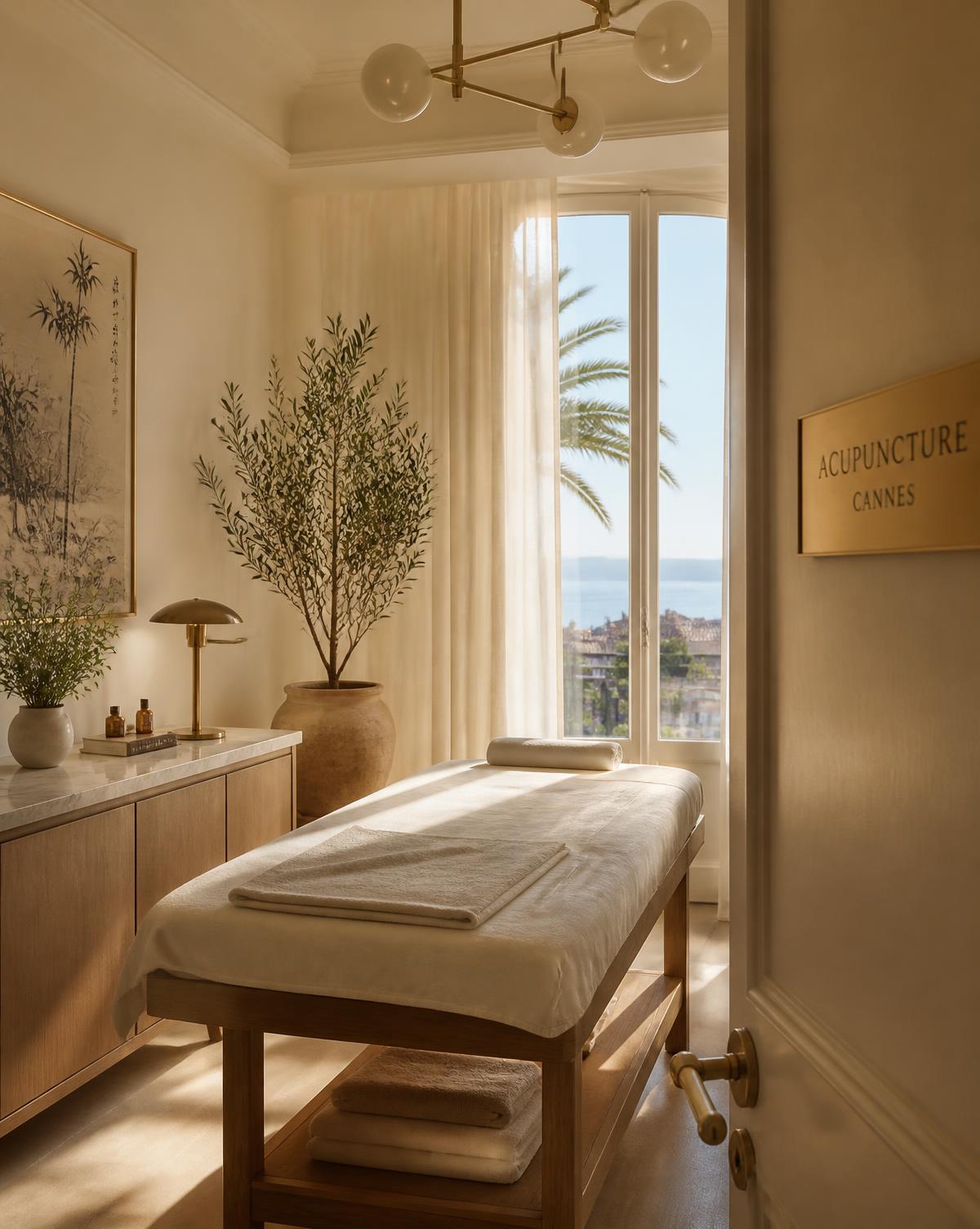 Cabinet d'acupuncture apaisant à Cannes